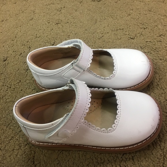 girls white easter shoes
